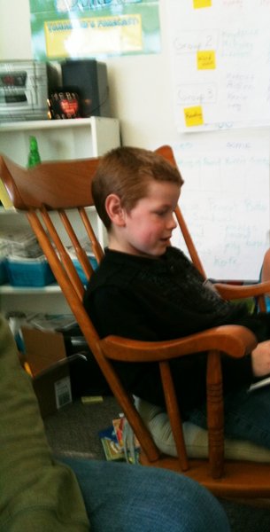 Craig and Justin treated to story time with some most excellent young readers!