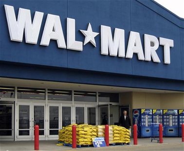 A Wal Mart store front is seen in Toronto March 5, 2009. REUTERS/ Mike Cassese A Wal Mart store front is seen in Toronto March 5, 2009. REUTERS/ Mike Cassese
