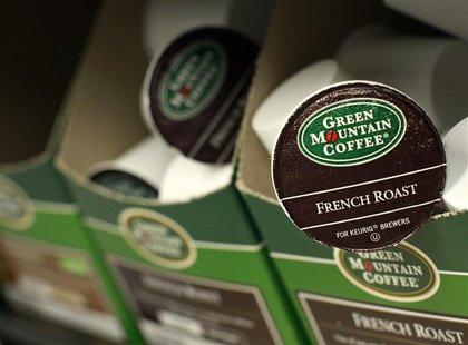 Green Mountain Coffee single-serve K-Cups are pictured in New York, May 3, 2012. The company's management is quickly losing credibility with Green Mountain Coffee single-serve K-Cups are pictured in New York, May 3, 2012. The company's management is quickly losing credibility with