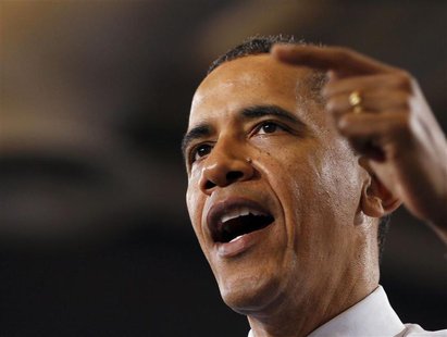 U.S. President Barack Obama addresses students and parents about the rising costs of education at Washington-Lee High School in Arlington, V U.S. President Barack Obama addresses students and parents about the rising costs of education at Washington-Lee High School in Arlington, V