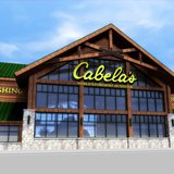 Rendering of the front entrance of a Cabela's store planned for Green Bay Packers-owned land in Ashwaubenon.