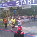 Justin Gillette wins the Kalamazoo Marathon 