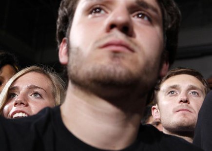 Students listen to U.S. President Barack Obama talk about the rising costs of student loans while at the University of Iowa in Iowa City, Ap Students listen to U.S. President Barack Obama talk about the rising costs of student loans while at the University of Iowa in Iowa City, Ap