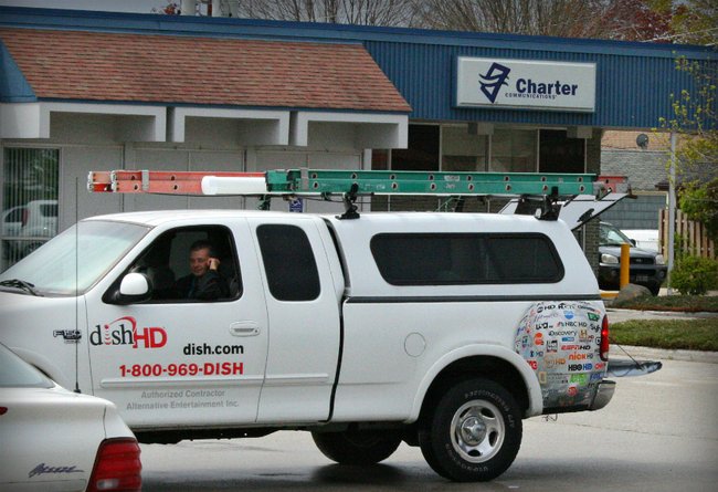 Even the Dish Network guy had stuff to E-Cycle at Charter Communications!