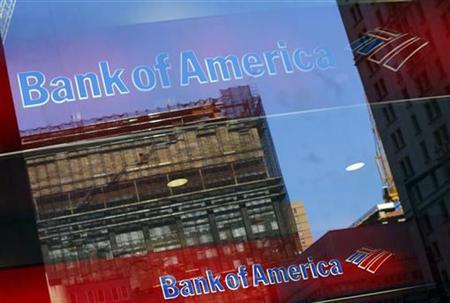 A Bank of America branch office is seen in New York September 18, 2008.
Credit: Reuters/Eric Thayer
A Bank of America branch office is seen in New York September 18, 2008.
Credit: Reuters/Eric Thayer