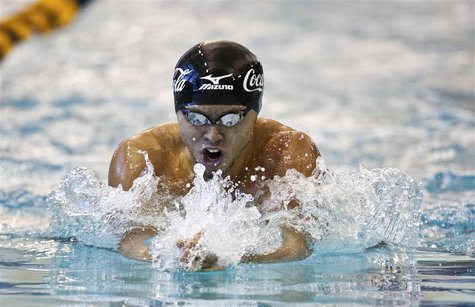 Kosuke Kitajima of Japan swims in the men's 200 meter IM during the AT&T Winter National Championships in Atlanta, Georgia December 1, 2011. Kosuke Kitajima of Japan swims in the men's 200 meter IM during the AT&T Winter National Championships in Atlanta, Georgia December 1, 2011.