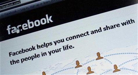 An illustration picture shows the log-on screen for the website Facebook, in Munich February 2, 2012. REUTERS/Michael Dalder An illustration picture shows the log-on screen for the website Facebook, in Munich February 2, 2012. REUTERS/Michael Dalder