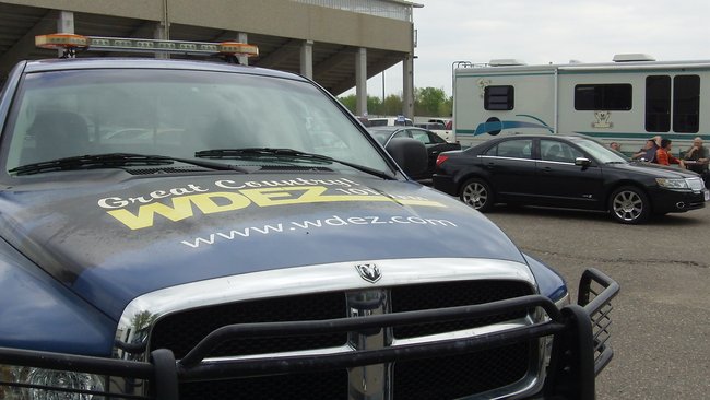 The WDEZ-mobile in repose. ~TS
