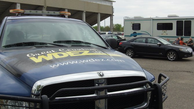 The WDEZ-mobile in repose. ~TS
