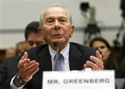 Former American International Group (AIG) CEO Maurice Greenberg testifies before a House Oversight and Government Reform hearing on “The Col Former American International Group (AIG) CEO Maurice Greenberg testifies before a House Oversight and Government Reform hearing on “The Col