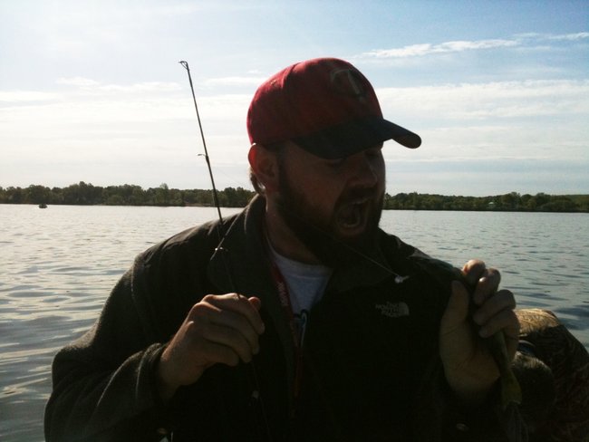 Justin lands a monster