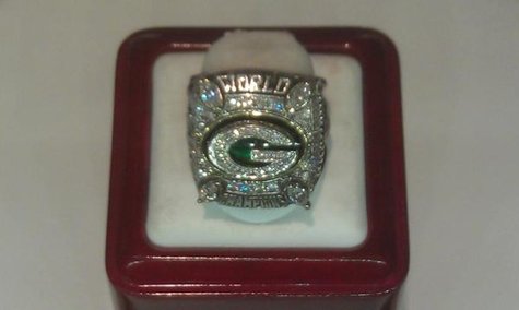 2010 Packers Super Bowl Championship ring (Photo courtesy of Pawn America) 2010 Packers Super Bowl Championship ring (Photo courtesy of Pawn America)