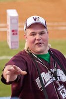 Popular Timber Rattlers vendor Brock Calmes passed away after a brief illness. (courtesy of FOX 11).