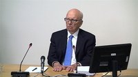 A still image from broadcast footage shows News Corporation Chief Executive and Chairman, Rupert Murdoch, speaking at the Leveson Inquiry in