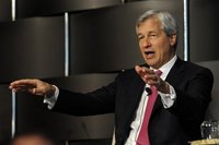 Jamie Dimon, chairman and chief executive of JP Morgan Chase and Co, speaks at the 2012 Simon Graduate School of Business' New York City Con