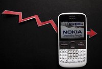 File photo of a Nokia smartphone with currency graph on display is seen in Zenica. REUTERS/Dado Ruvic/Files