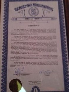 The resolution received by Stangl The resolution received by Stangl