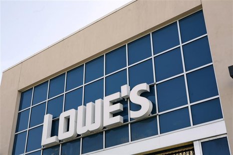 A Lowe's logo is seen in South San Francisco, California February 22, 2010. REUTERS/Robert Galbraith A Lowe's logo is seen in South San Francisco, California February 22, 2010. REUTERS/Robert Galbraith