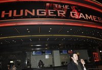 The Regal Cinemas is seen during the opening night of "The Hunger Games" in Los Angeles, California March 22, 2012. REUTERS/Jonathan Alcorn