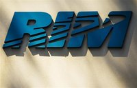 A logo of the Blackberry maker's Research in Motion is seen on a building at the RIM Technology Park in Waterloo April 18, 2012. REUTERS/Mar