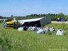 One man has been killed in a crash near the Outagamie and Waupaca County border. It happened Tuesday afternoon on Highway 45 near Cross Rd. just south of New London. (courtesy of FOX 11)