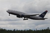 A U.S. Airways flight from Paris to Charlotte, North Carolina that was diverted to Bangor International Airport after reports of a passenger