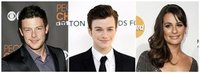 Actors Cory Monteith (L), Chris Colfer (C) and Lea Michele are seen in this July 14, 2011 combination photo. REUTERS/Staff