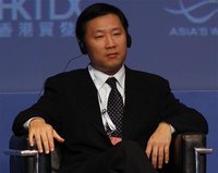 Yao Gang, Vice Chairman of China Securities Regulatory Commission, takes part in the Asian Financial Forum in Hong Kong January 16, 2012. RE
