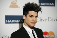 Singer Adam Lambert arrives at the Clive Davis and Recording Academy Pre-Grammy Gala and Salute to Industry Icons in Beverly Hills, Californ