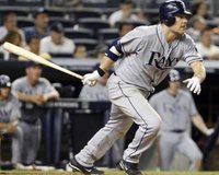 Well-traveled 1B Casey Kotchman was with the Tampa Bay Rays when this photo was shot at Yankee Stadium in New York on August 12, 2011. REUTERS/Shannon Stapleton