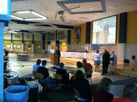 Faculty, Students Honored at Tuesday Night's board meeting at North High's Acuity Fieldhouse.  