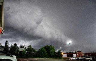 Storm clouds captured by WIFC's Dave Kallaway