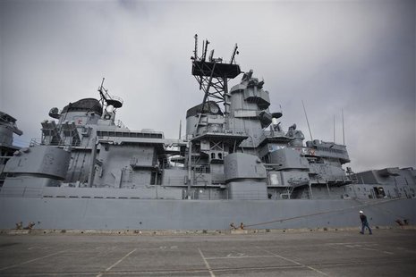 WORLD WAR TWO BATTLESHIP USS IOWA SETS OFF ON FINAL VOYAGE - AM ...