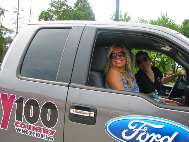 Abby and Charli in the DePere Memorial Day Parade