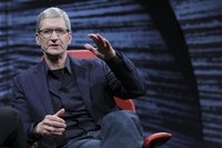 Apple CEO Tim Cook is pictured at the All Things Digital conference in Los Angeles in this May 29, 2012 handout photo. REUTERS/Asa Mathat/Al