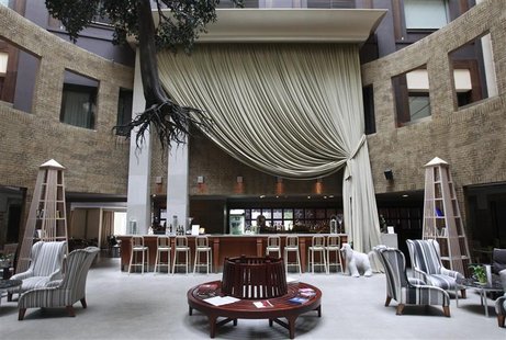 A hall of the Imperial hotel is seen empty during the last day of its operation in Athens May 31, 2012. The large five-star central Athens I A hall of the Imperial hotel is seen empty during the last day of its operation in Athens May 31, 2012. The large five-star central Athens I