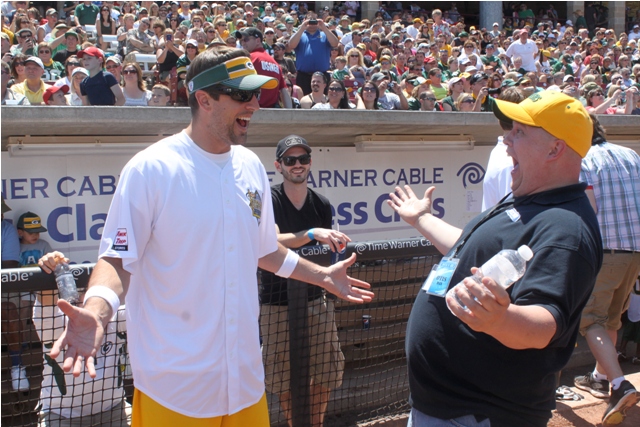 Aaron Rodgers was jazzed to see Otis