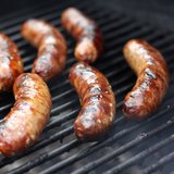Brats on the grill