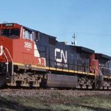 A Canadian National freight train A Canadian National freight train