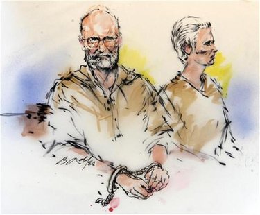 Accused Boston crime boss James "Whitey" Bulger (L) and his girlfriend Catherine are shown during their arraignment in federal court in Los Accused Boston crime boss James "Whitey" Bulger (L) and his girlfriend Catherine are shown during their arraignment in federal court in Los