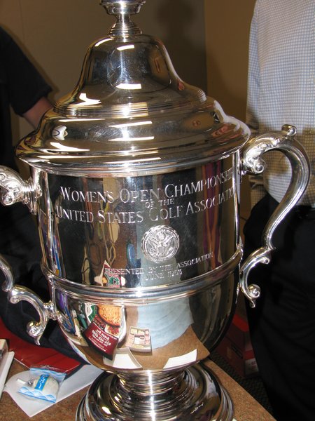 The US Women's Open Trophy