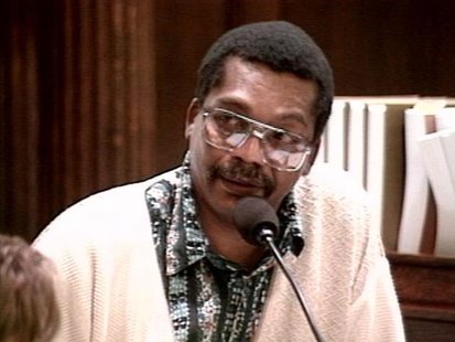 Rey Moore on trial in 1995 in Racine County. (Photo courtesy of Fox 11 WLUK-TV) Rey Moore on trial in 1995 in Racine County. (Photo courtesy of Fox 11 WLUK-TV)