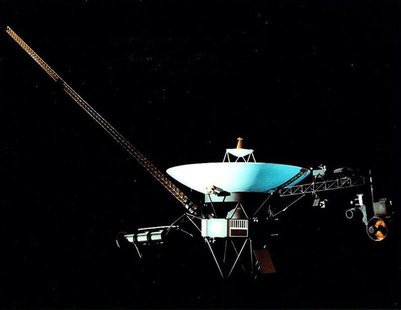 Undated image of the Voyager 1 spacecraft which is reaching the end of our solar system after a 27-year journey. Undated image of the Voyager 1 spacecraft which is reaching the end of our solar system after a 27-year journey.