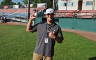 Belky Throws First Pitch Woodchucks 6 18 12 23