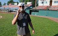 Belky Throws First Pitch Woodchucks 6 18 12 22