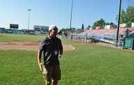 Belky Throws First Pitch Woodchucks 6 18 12 20