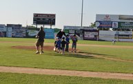 Belky Throws First Pitch Woodchucks 6 18 12 14