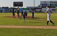 Belky Throws First Pitch Woodchucks 6 18 12 13