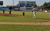 Belky Throws First Pitch Woodchucks 6 18 12 11