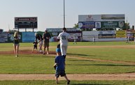 Belky Throws First Pitch Woodchucks 6 18 12 8